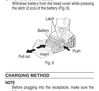 Battery removal and installation