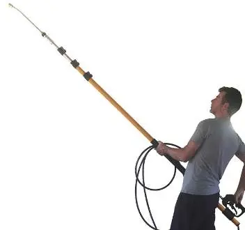 Operating the 18ft Telescoping Spray Wand