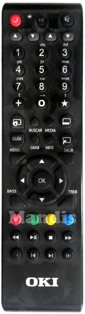 Original Oki SB MEDIA PLAYER 1G remote control