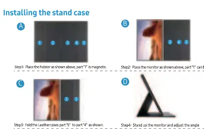 Stand case installation steps