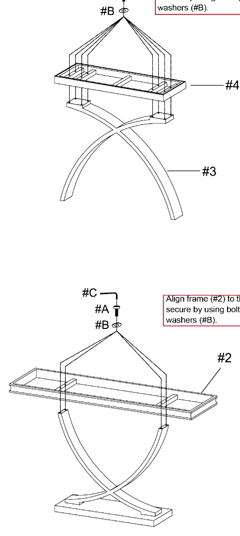 Sofa Table Assembly Steps