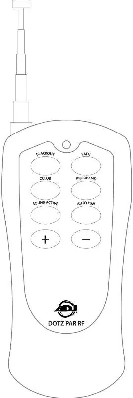 Dotz Par RF Remote Control