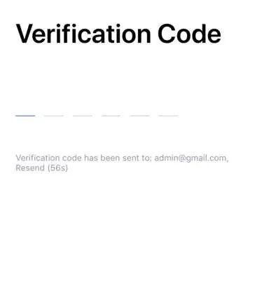 Enter the verification code