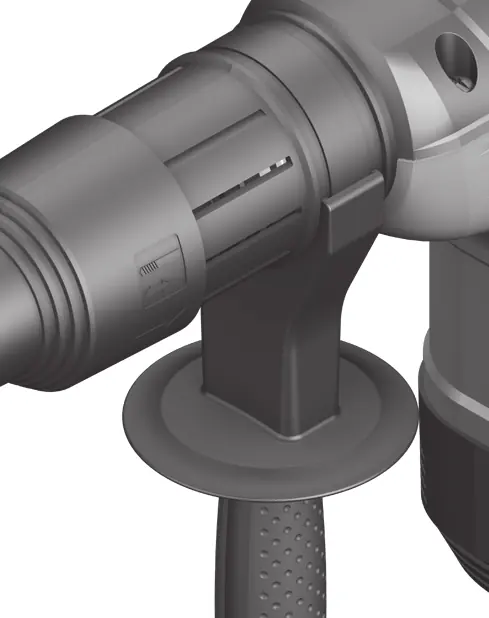 Rotary hammer tool holder