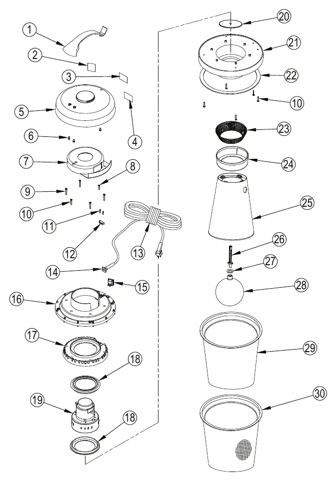 Vac Head Assembly diagram