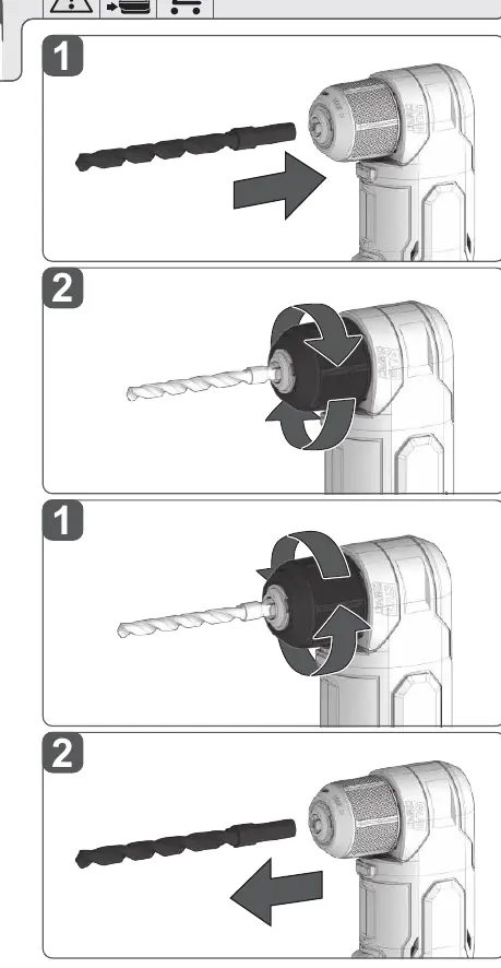 Drill bit installation