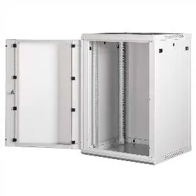 Cabinet with side panel removed