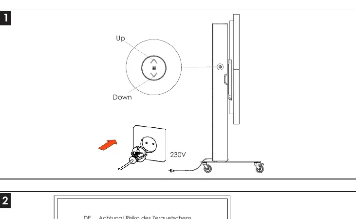 Height adjustment controls