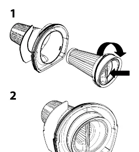 Filter assembly steps