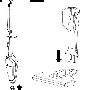 Upright vacuum assembly