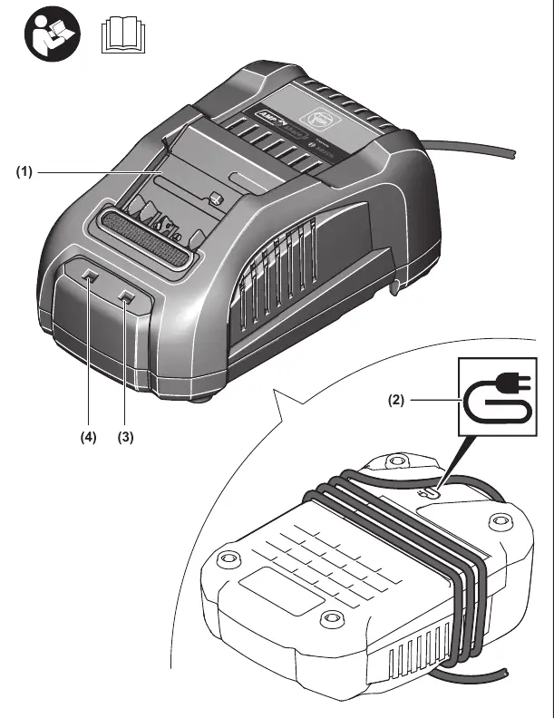 FEIN GAL 1880 CV charger diagram