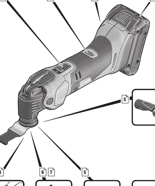 FEIN AMM 500 PLUS AS tool overview