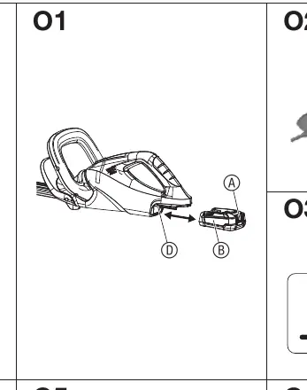Battery charging procedure (O1, O2, O3)