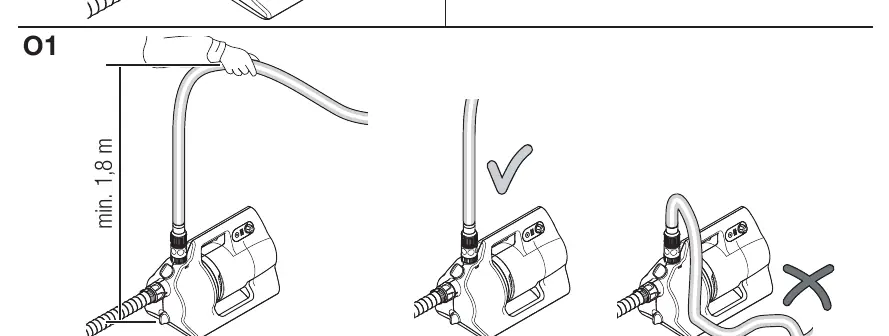 Priming height (O1)