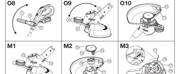Maintenance steps M1-M3