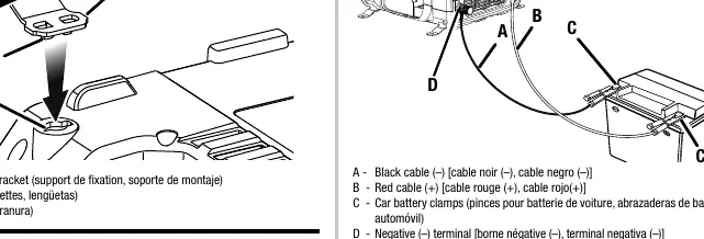 Mounting bracket installation (Fig 1)