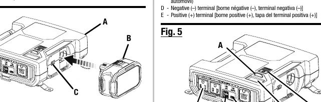 Connecting to an 18V battery (Fig 2)