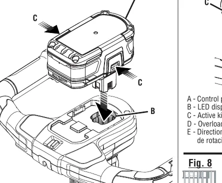 Battery pack installation.