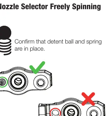 Checking the detent ball and spring