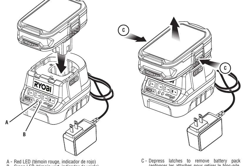 Battery insertion and removal