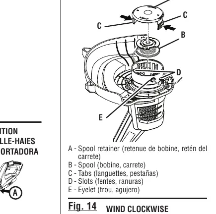 Spool retainer components
