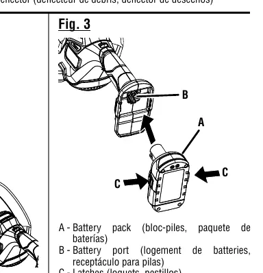 Battery pack installation