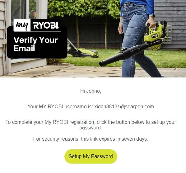 Verify your email address to complete registration.
