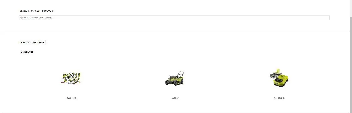 Search for your specific product.