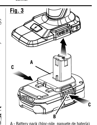 Battery pack installation