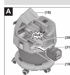 Inserting the main filter