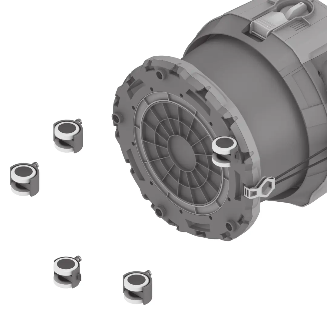 Replacing castors