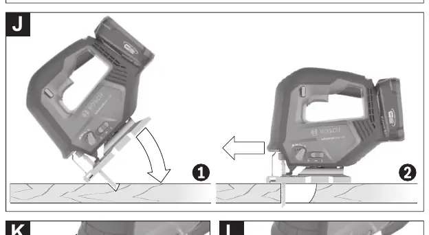 Plunge cutting procedure