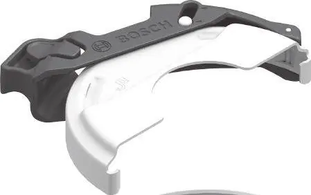 Prepare the protective guard for installation.