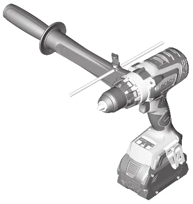 Auxiliary handle and tool change