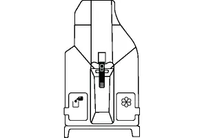 Locate the detergent dispenser drawer on the front of the machine.
