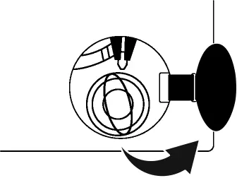 Rotate the filter cover to unlock and remove it for cleaning.