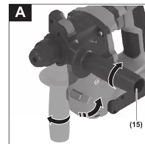 Auxiliary handle adjustment