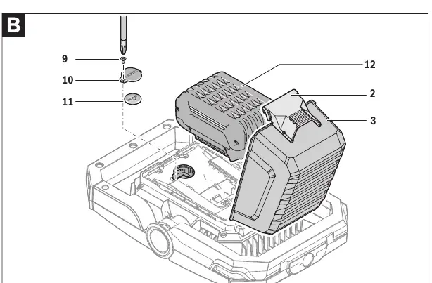 Battery and button cell installation