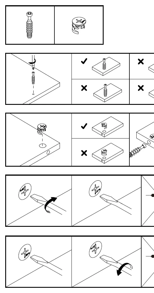 CAM Fastening system instructions