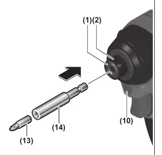 Inserting the application tool