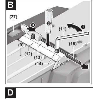 Blade removal (B)