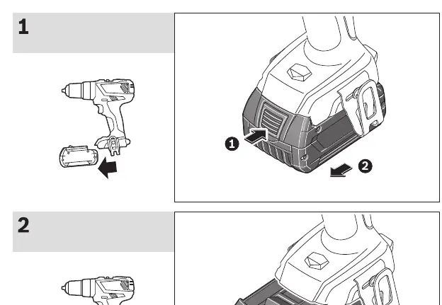 Battery removal and insertion