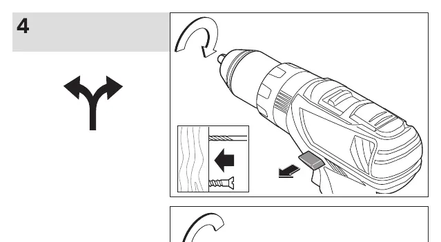 Setting rotational direction