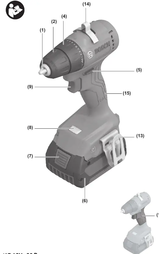 ISR 18V-30 P components