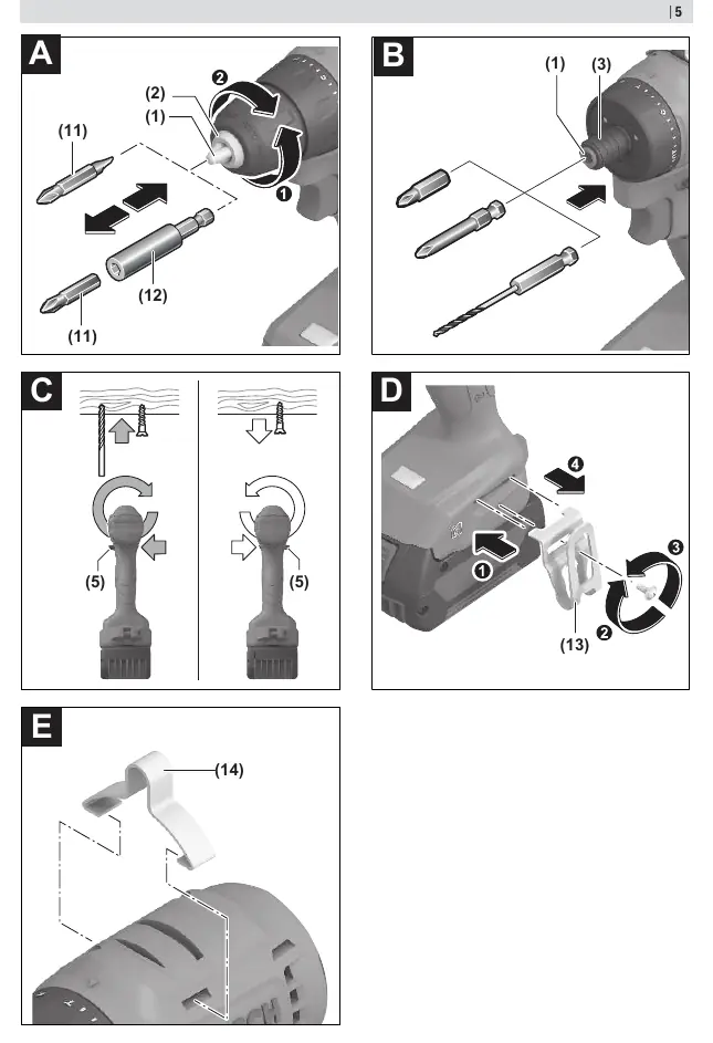 Tool assembly and operation steps
