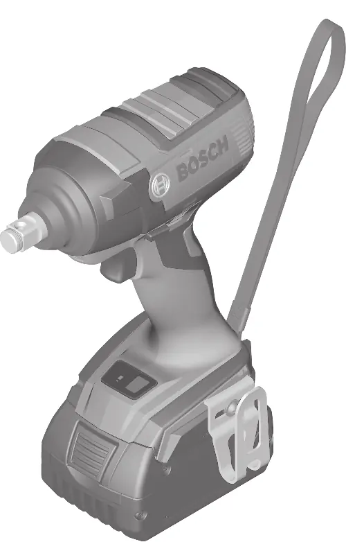 Bosch GDS 18V-300 components