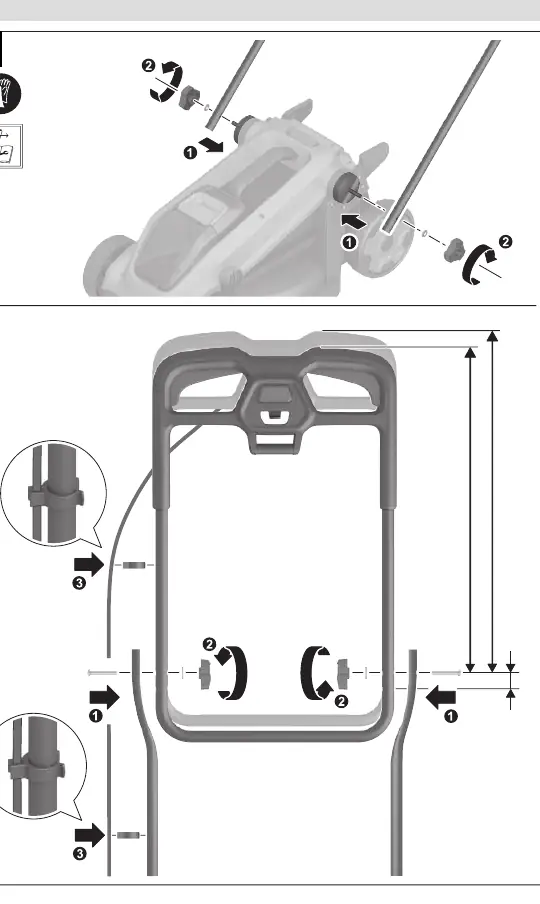 Handle assembly steps