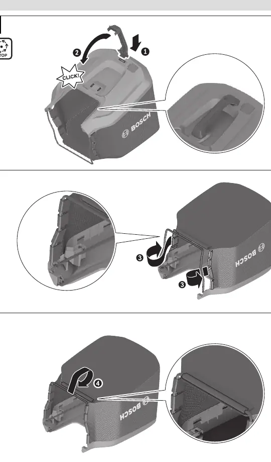 Grass bag assembly