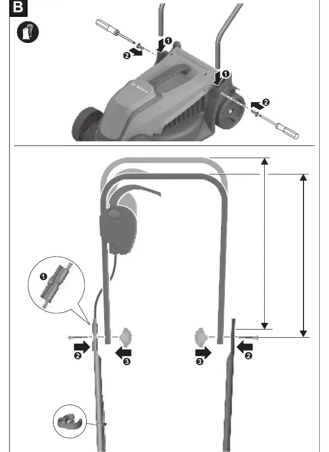 Handle mounting procedure