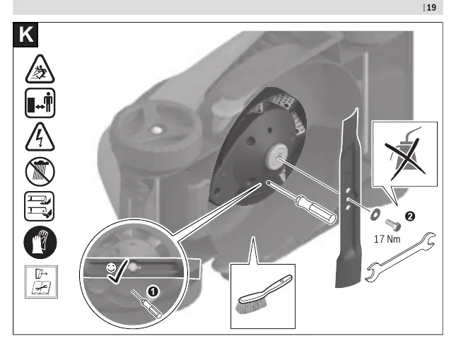 Blade maintenance and replacement